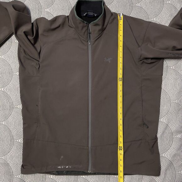 Arc’teryx Herren Soft Shell Full Zip Jacket Brown Men XL GUC Read* - Picture 10 of 12